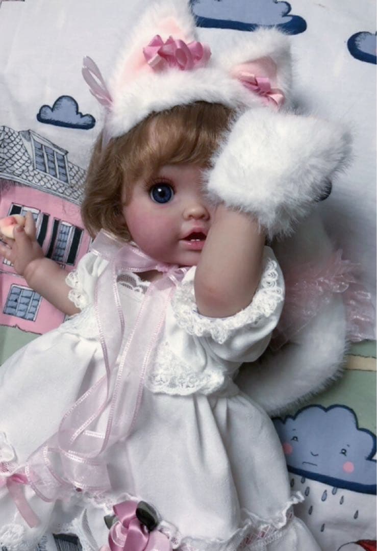 リペイント　フルビニール　リボーンドール　猫ちゃん♡