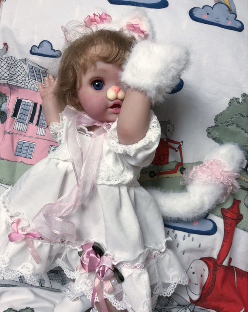 リペイント　フルビニール　リボーンドール　猫ちゃん♡