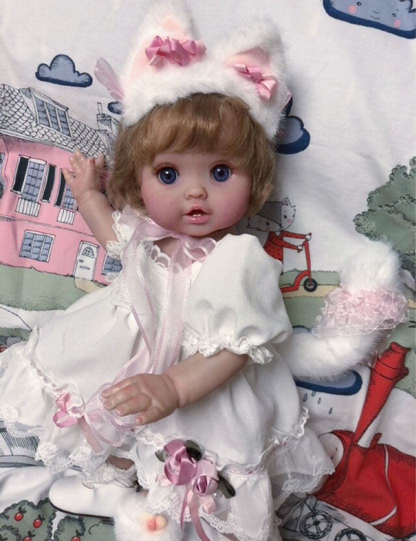 リペイント　フルビニール　リボーンドール　猫ちゃん♡