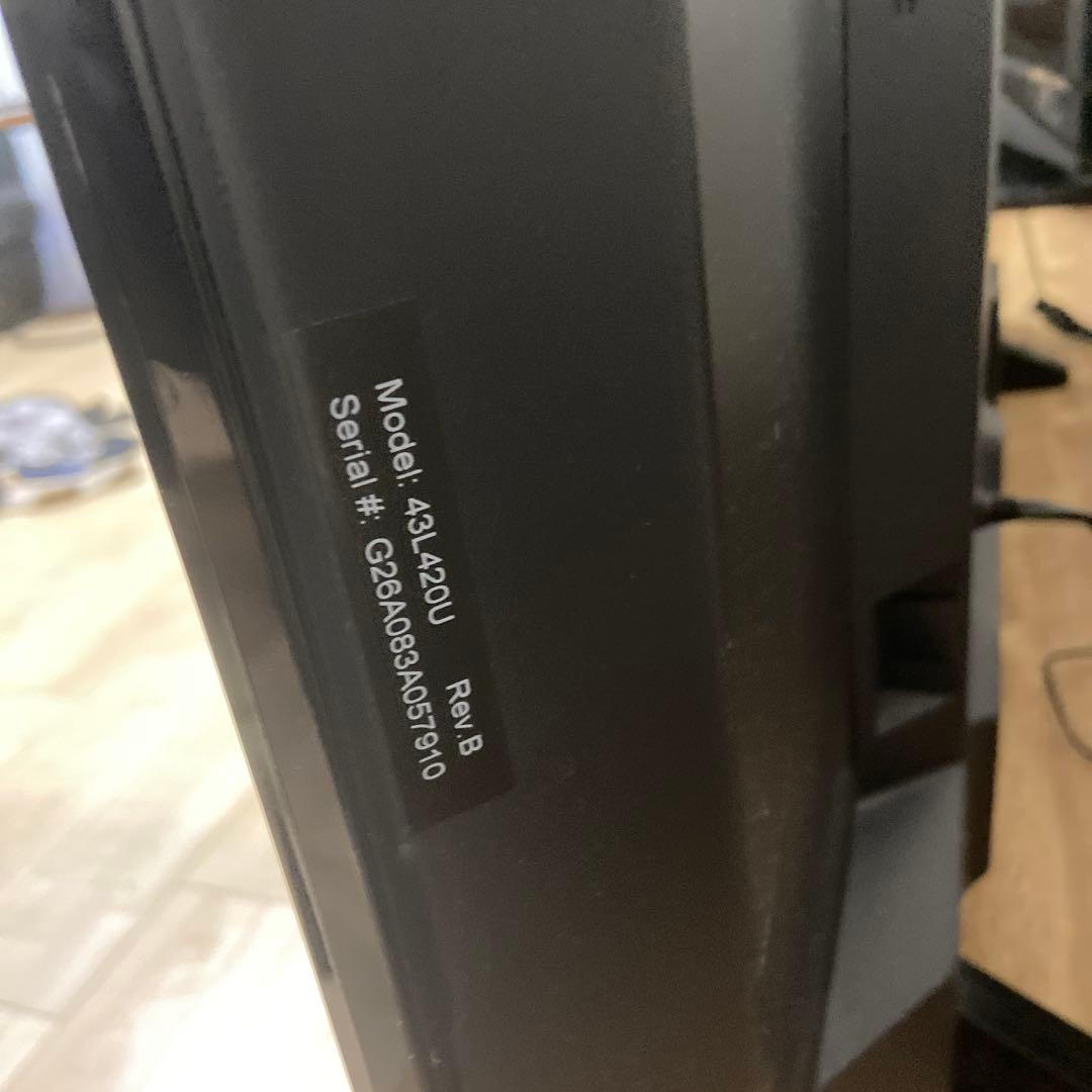 東芝(43L420U)LED液晶テレビ　43インチ