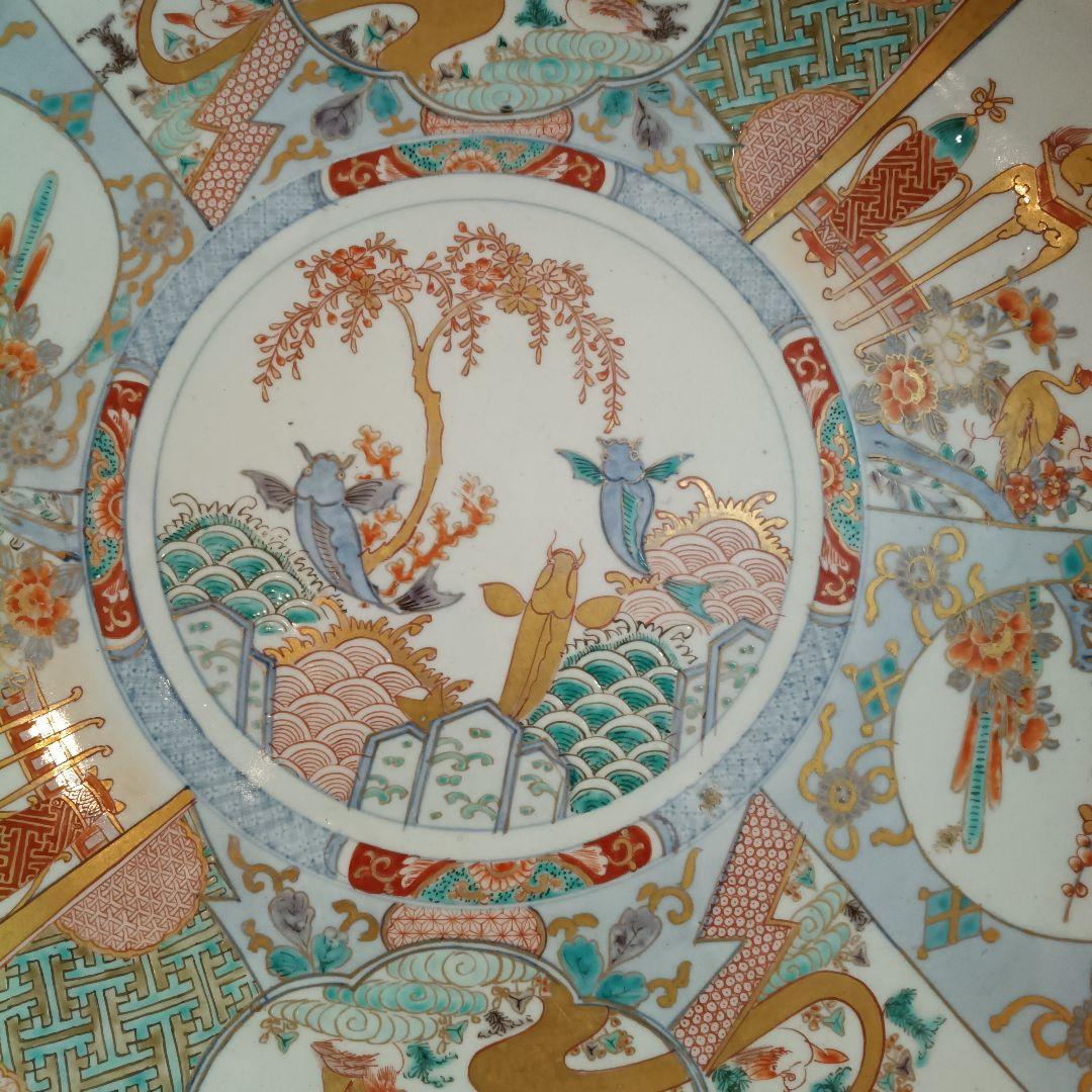 古伊万里 　大皿　飾皿　木箱あり