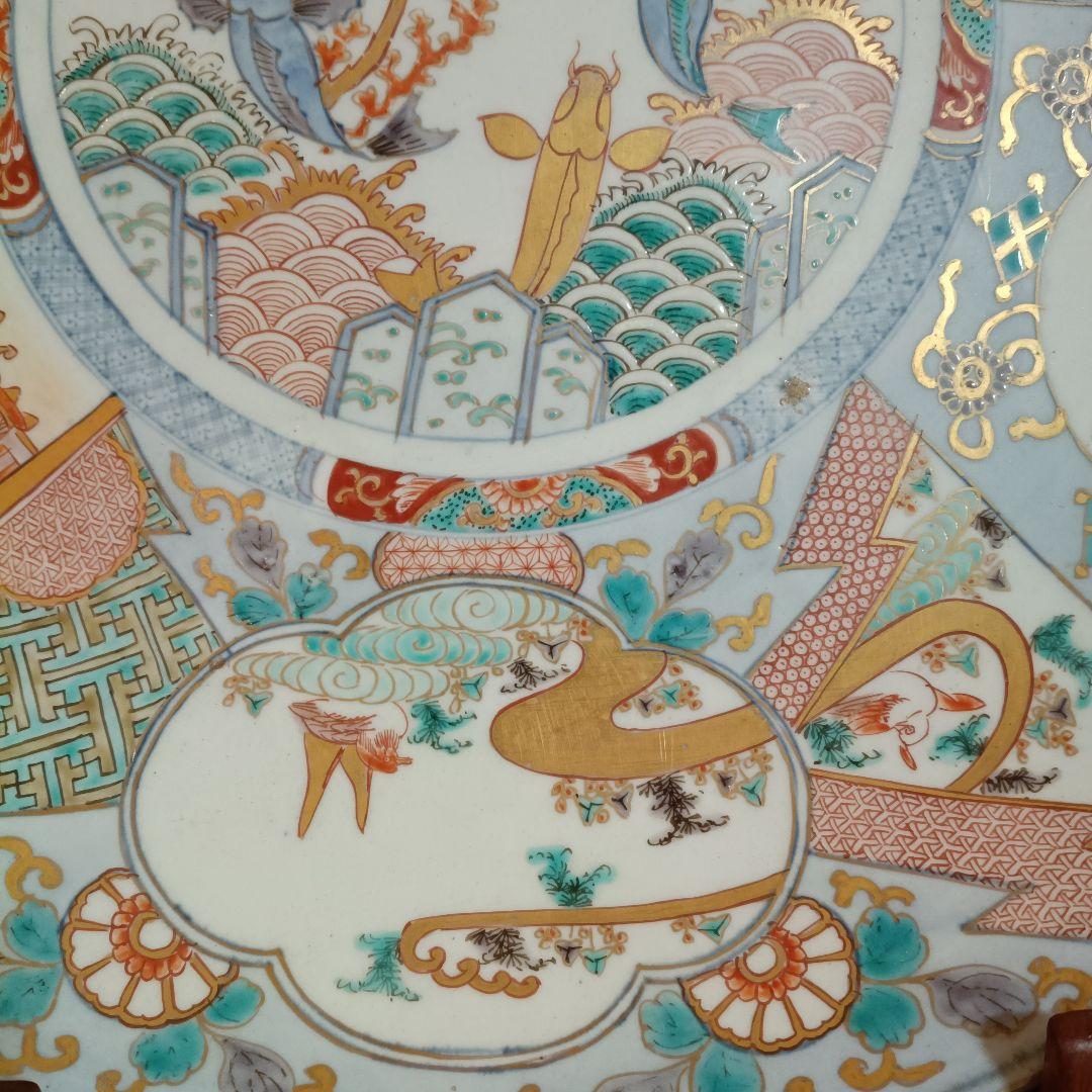 古伊万里 　大皿　飾皿　木箱あり