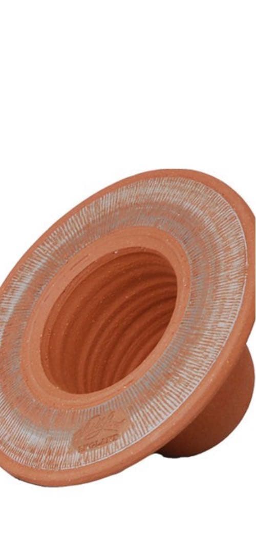 Whitchford 植木鉢 帽子型　直径約24cm イギリス製中古 修復有り