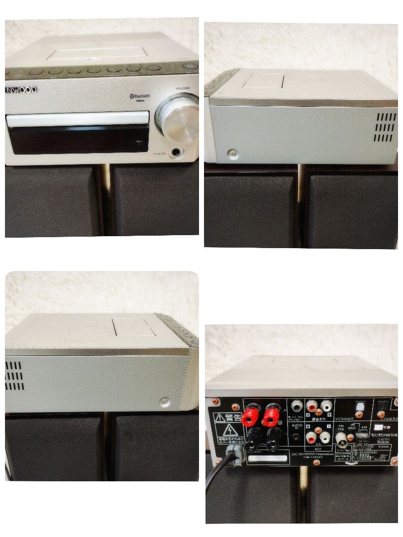 訳あり　KENWOOD ミニコンポ　R-K531 スピーカー付き
