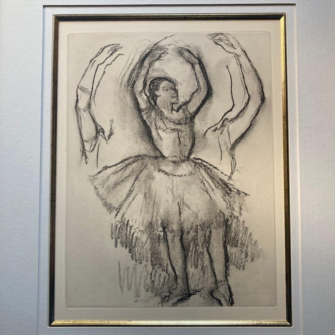 ドガ　銅版画　1936年　ポールヴァレリー著　305部限定エッチング26図の1つ