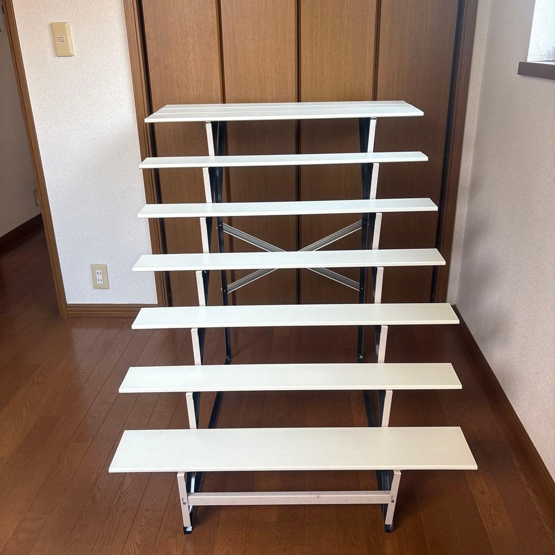 スチール製 雛壇 7段 30号アカセひな祭り 組立説明書付き