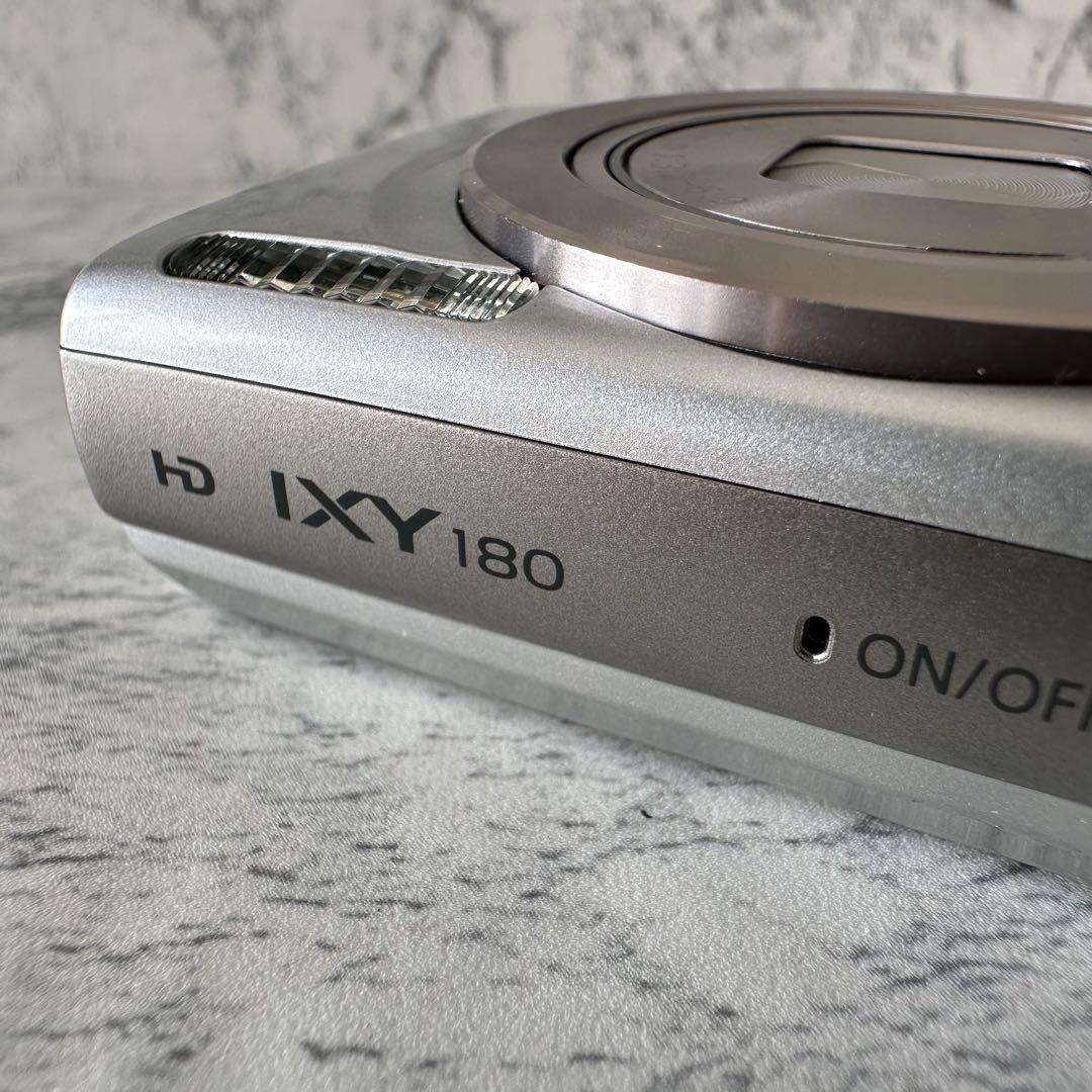 美品 Canon キャノン IXY 180 シルバー デジカメ