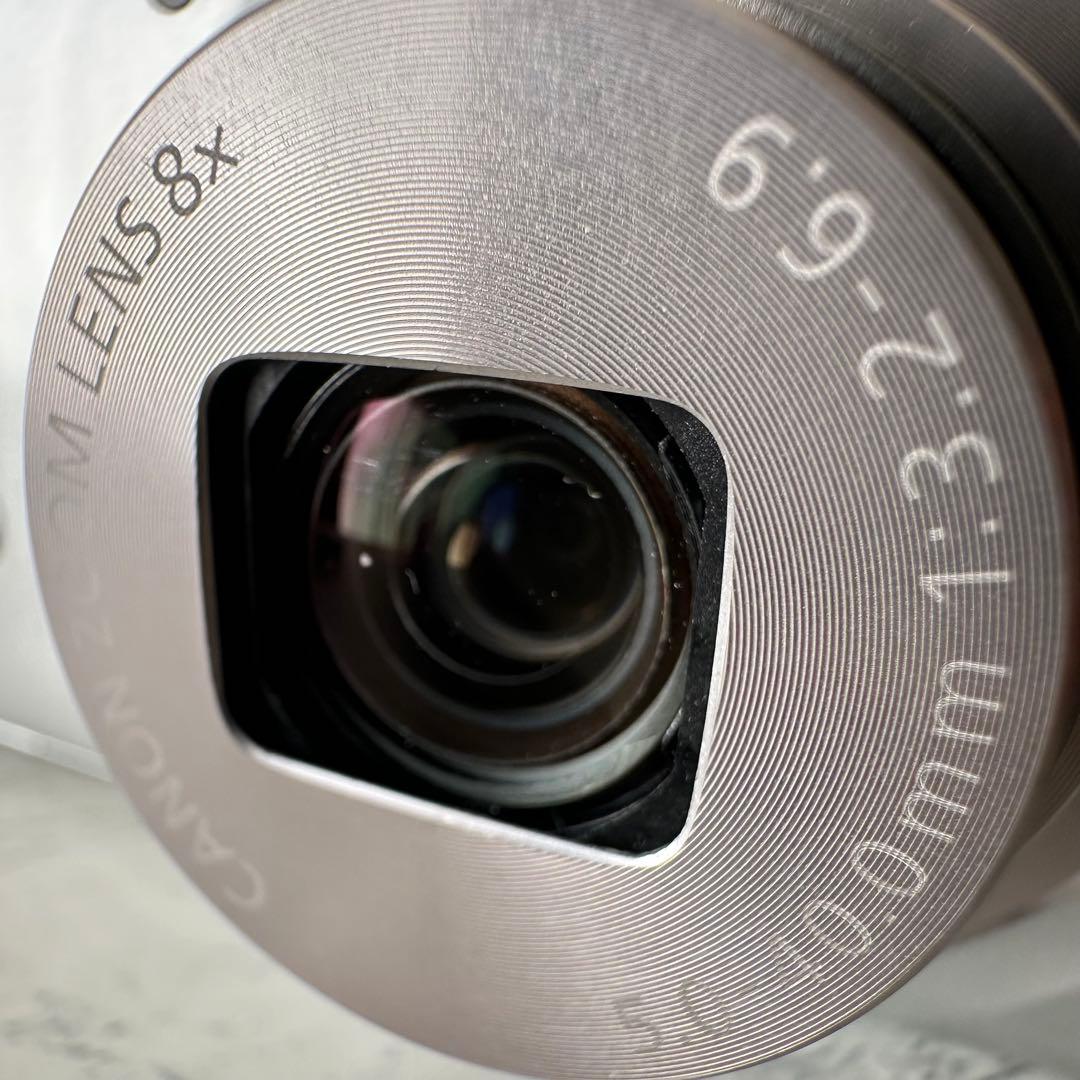 美品 Canon キャノン IXY 180 シルバー デジカメ