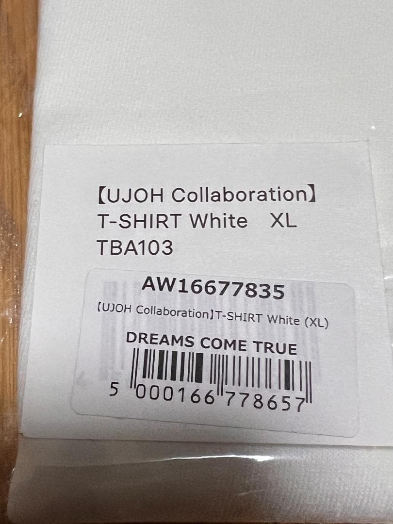 UJOH DREAMS COME TRUE Tシャツ XL ホワイト