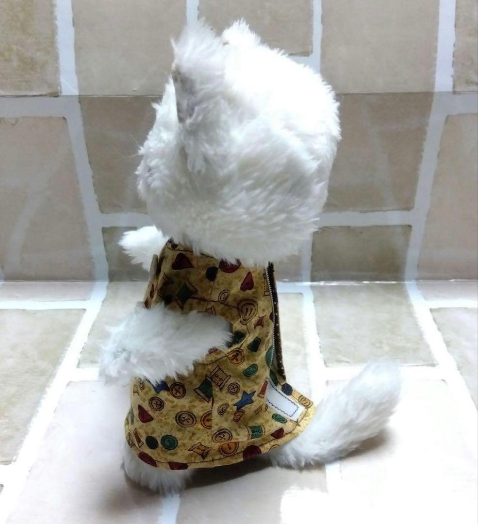 アーティストベア　ねこ　幸運を呼ぶ　オッドアイ　ぬいぐるみ　猫