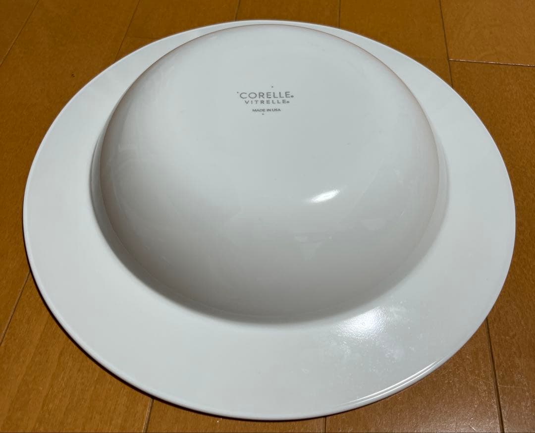 Corelleジャストホワイトパスタボウル