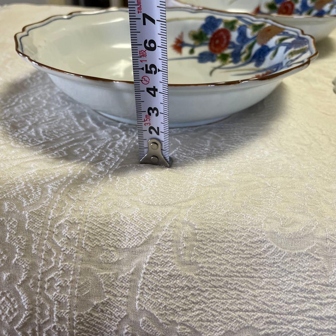 源右衛門窯　古伊万里風菊江　高台小鉢揃　3枚