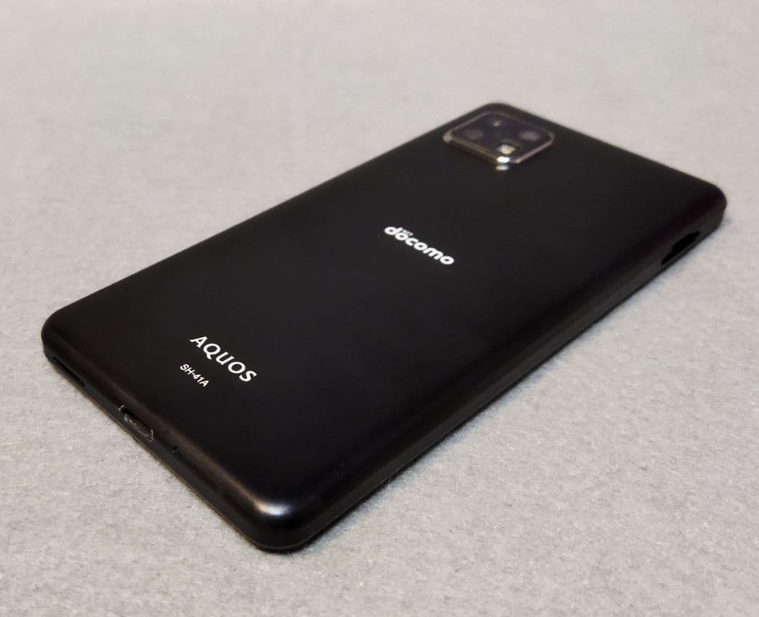 訳アリ AQUOS sense4 SH-41A 黒 SIMフリー docomo