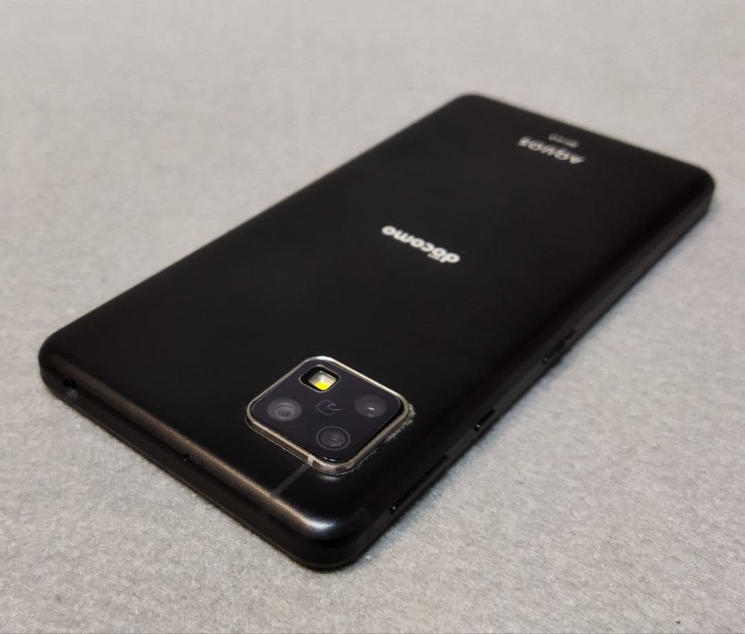 訳アリ AQUOS sense4 SH-41A 黒 SIMフリー docomo