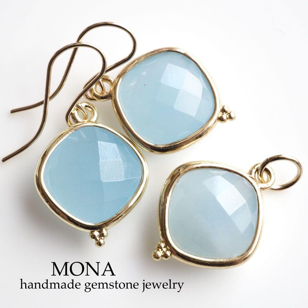 【ほぅ】宝石質カーネリアンのバタフライイヤリング