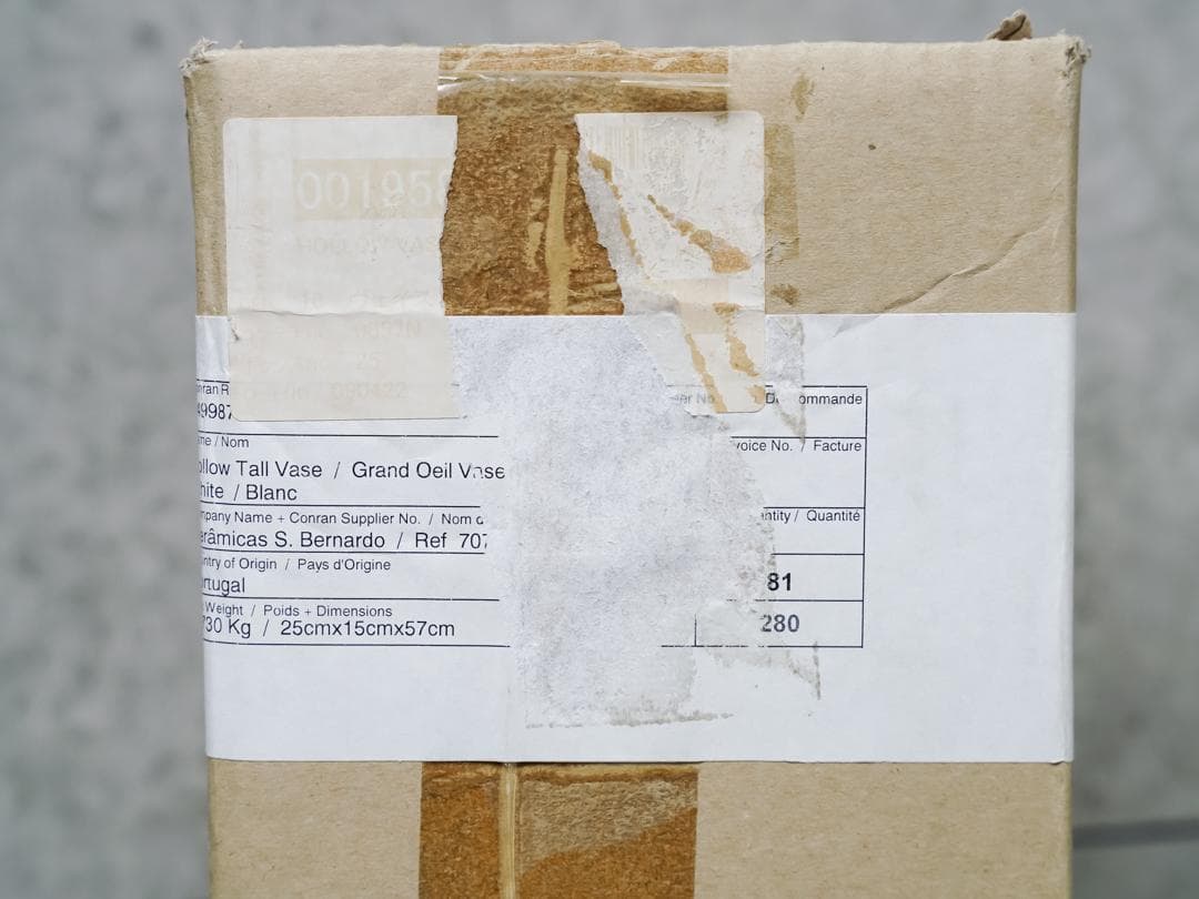 00's \"The CONRAN Shop\" フラワーベース 陶器 モダン