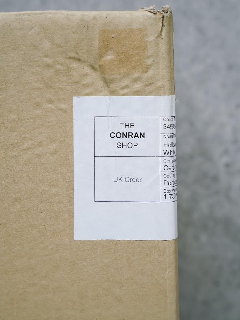 00's \"The CONRAN Shop\" フラワーベース 陶器 モダン