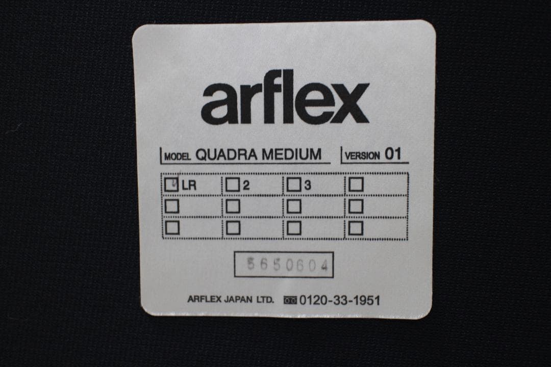 arflex/アルフレックス　 QUADRA MEDIUM 1人掛けソファー ①