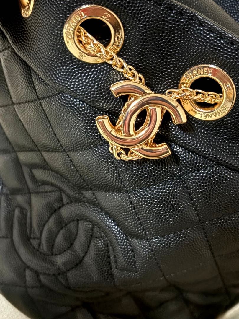 訳あり CHANEL ノベルティ 2way 巾着ショルダーバッグ