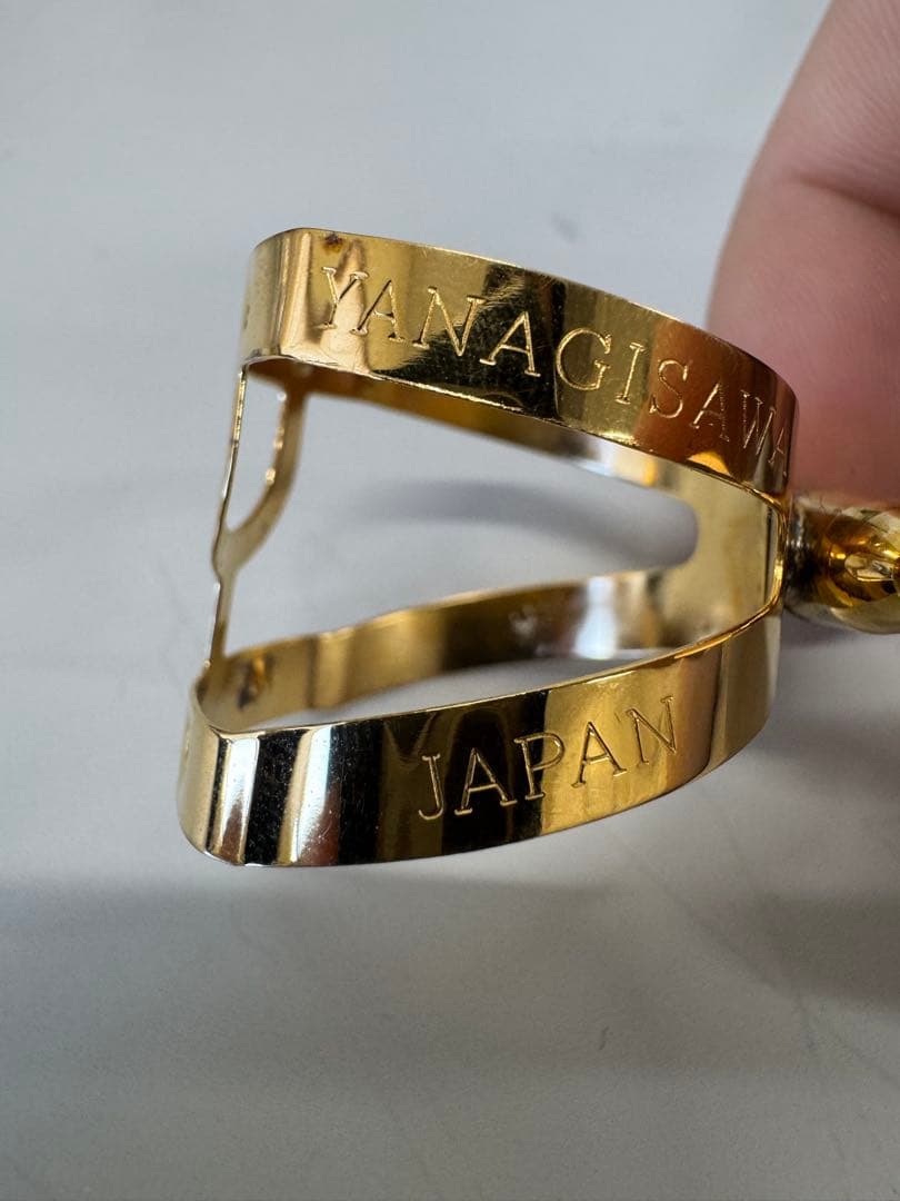 ヤナギサワ　魔法のリガチャー GP ゴールドプレート　アルトサックス用