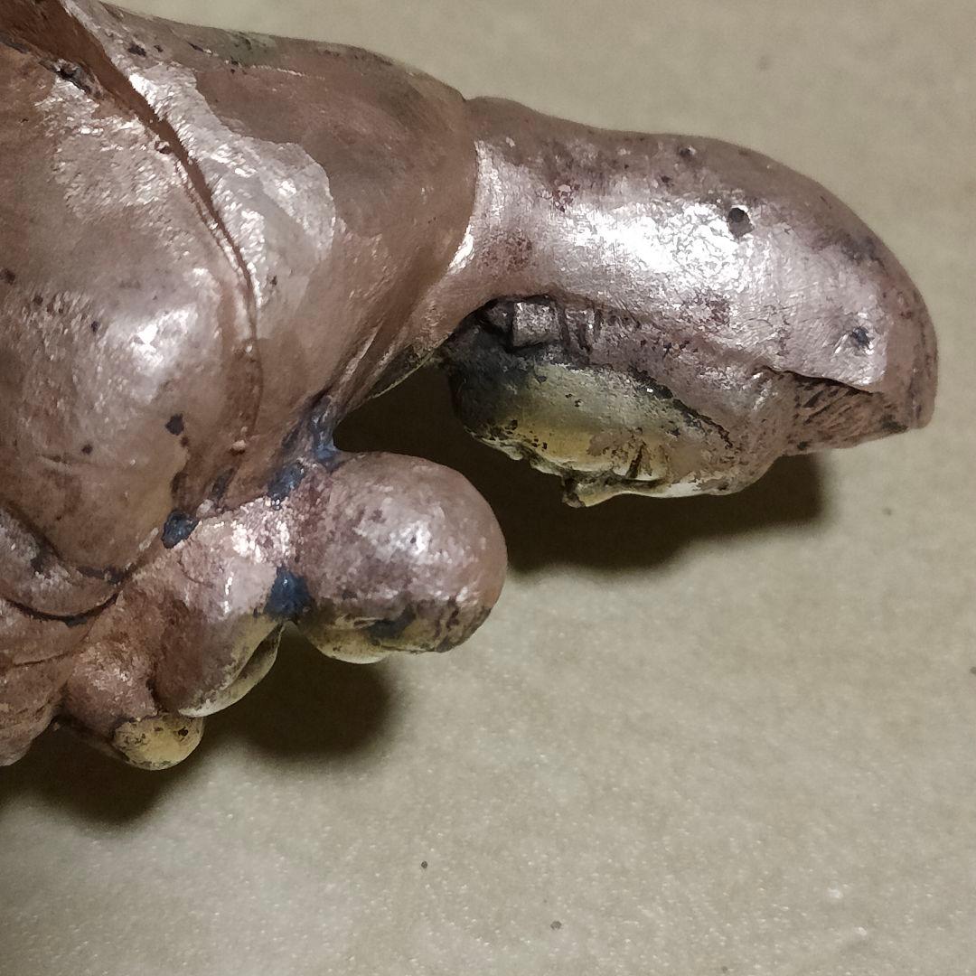 子供を抱いた観音様　慈母観音　時代物　骨董アンティーク　マリア観音No.183