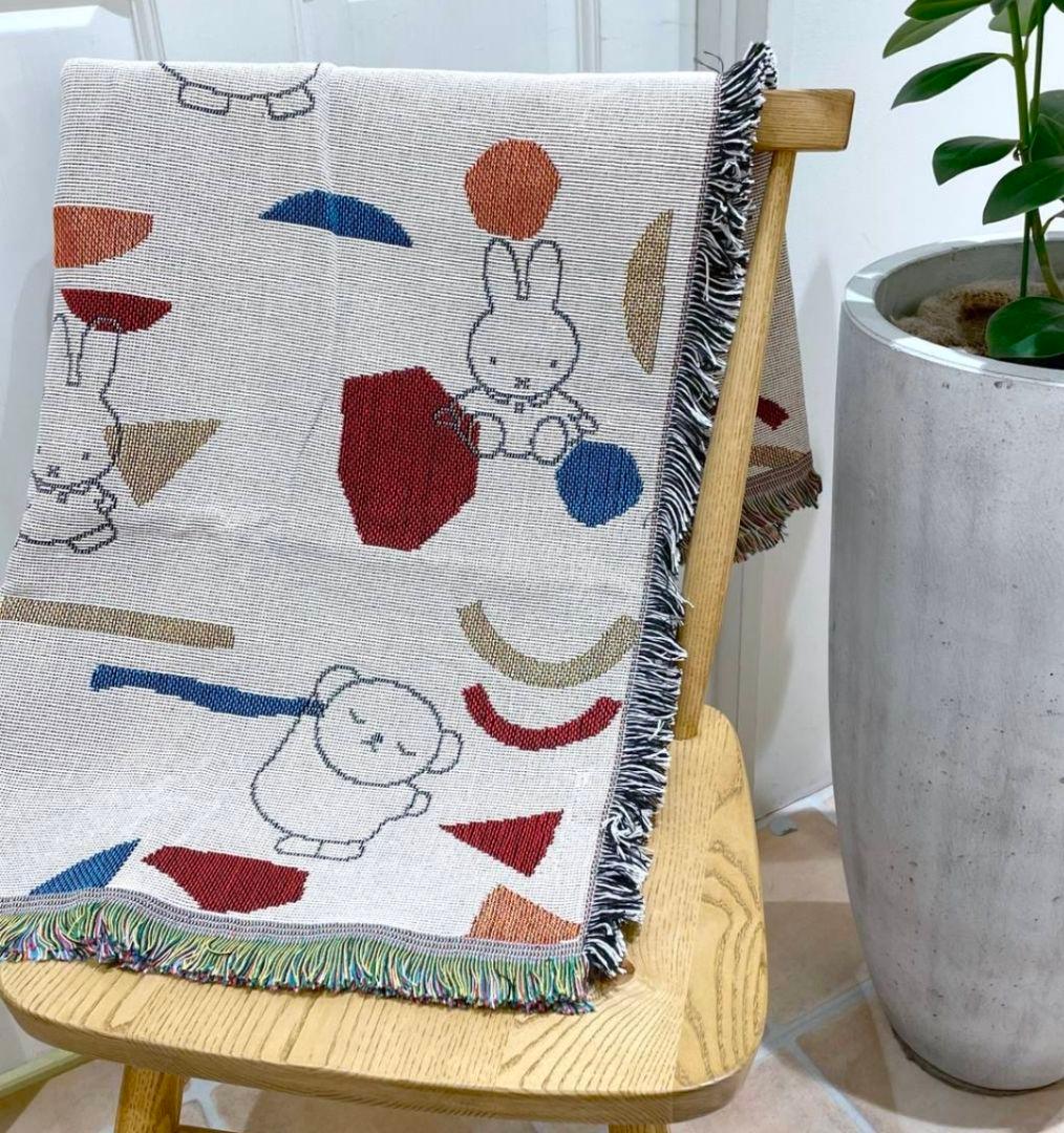 ミッフィー studio CLIP ジャガードブランケット L