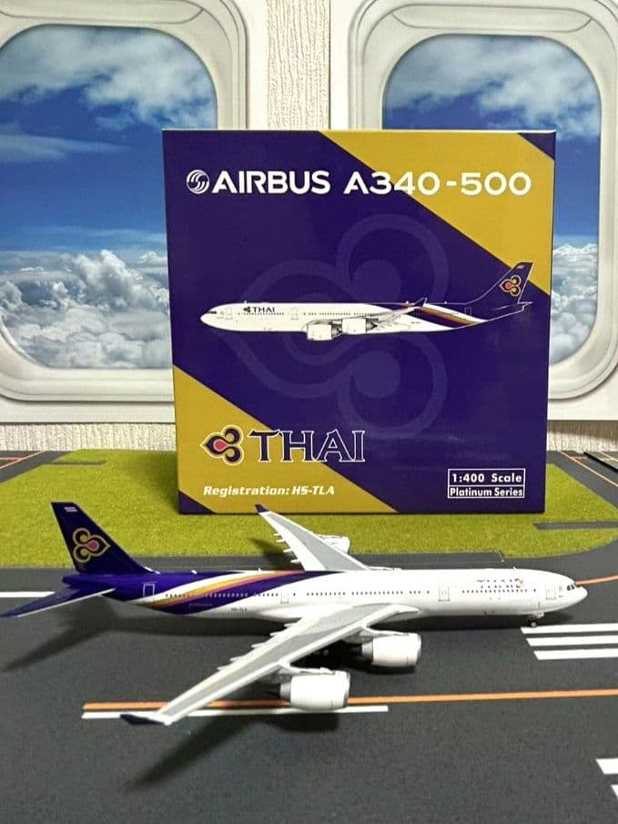 ☆THAI AIRLINE A340-500 プラチナシリーズモデル　タイ