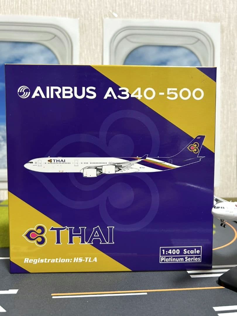 ☆THAI AIRLINE A340-500 プラチナシリーズモデル　タイ