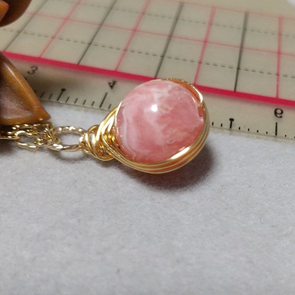 ❇️可愛❇️インカローズの14kgfチャーム