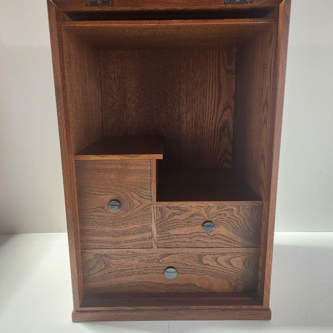 時代箱　箱鏡台　古道具　小物入れ　①