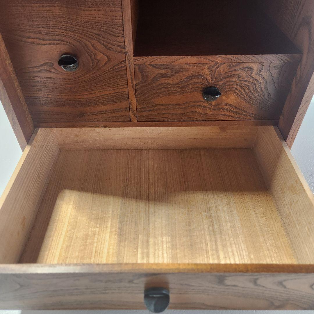 時代箱　箱鏡台　古道具　小物入れ　①