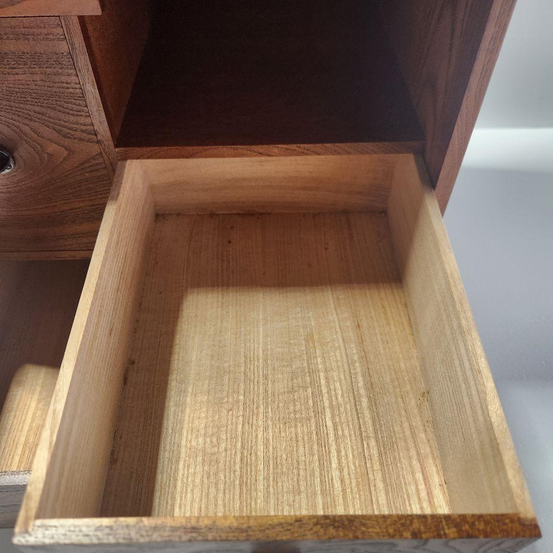 時代箱　箱鏡台　古道具　小物入れ　①