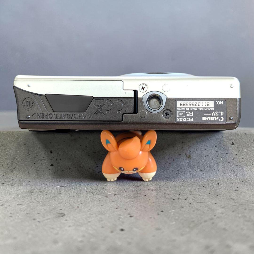 実写美品 動作確認済 Canon IXY 920IS デジカメ ゴールド 充電器