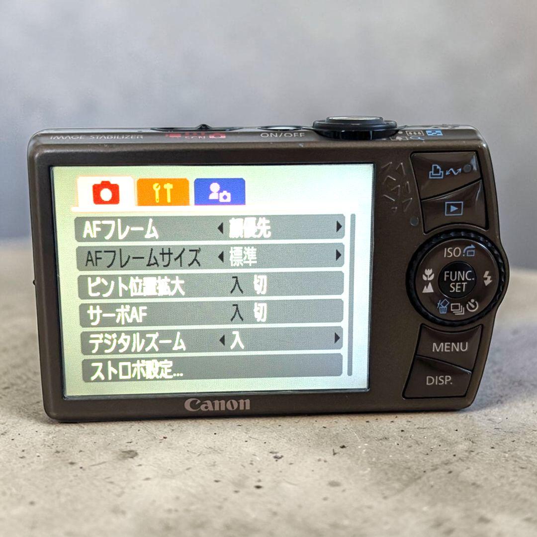 実写美品 動作確認済 Canon IXY 920IS デジカメ ゴールド 充電器