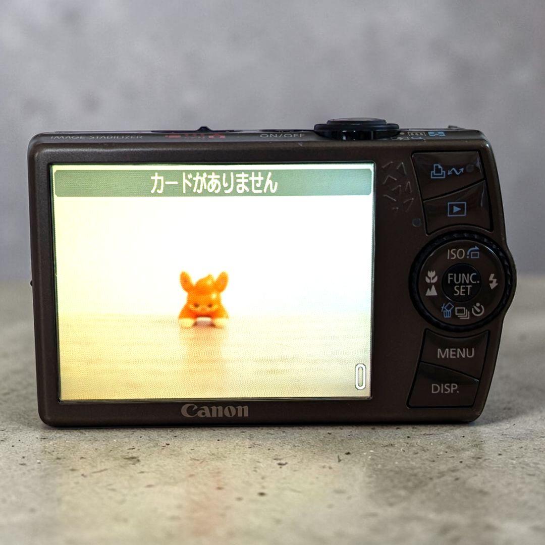 実写美品 動作確認済 Canon IXY 920IS デジカメ ゴールド 充電器