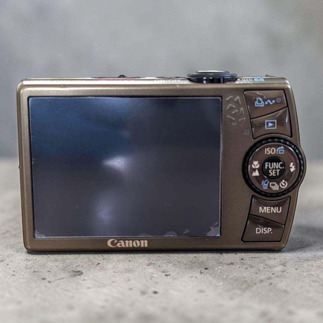 実写美品 動作確認済 Canon IXY 920IS デジカメ ゴールド 充電器