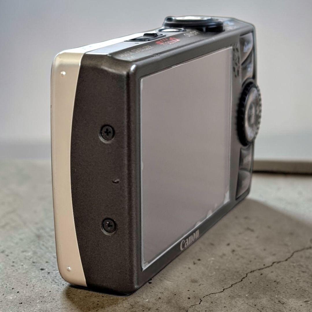 実写美品 動作確認済 Canon IXY 920IS デジカメ ゴールド 充電器
