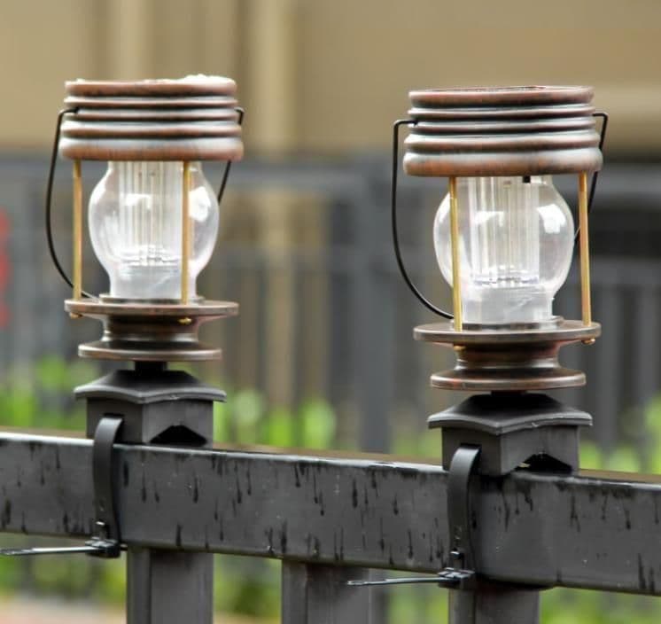 バンドタイプ(4個セット, 暖色) ランタン ソーラー 屋外 ソーラーライト8