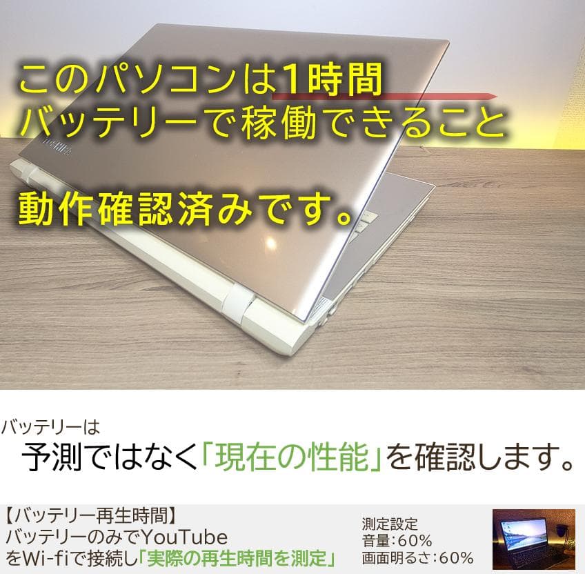 [希少＆美品]高音質＋高解像度オフィス付き純正リカバリノートパソコンWin11