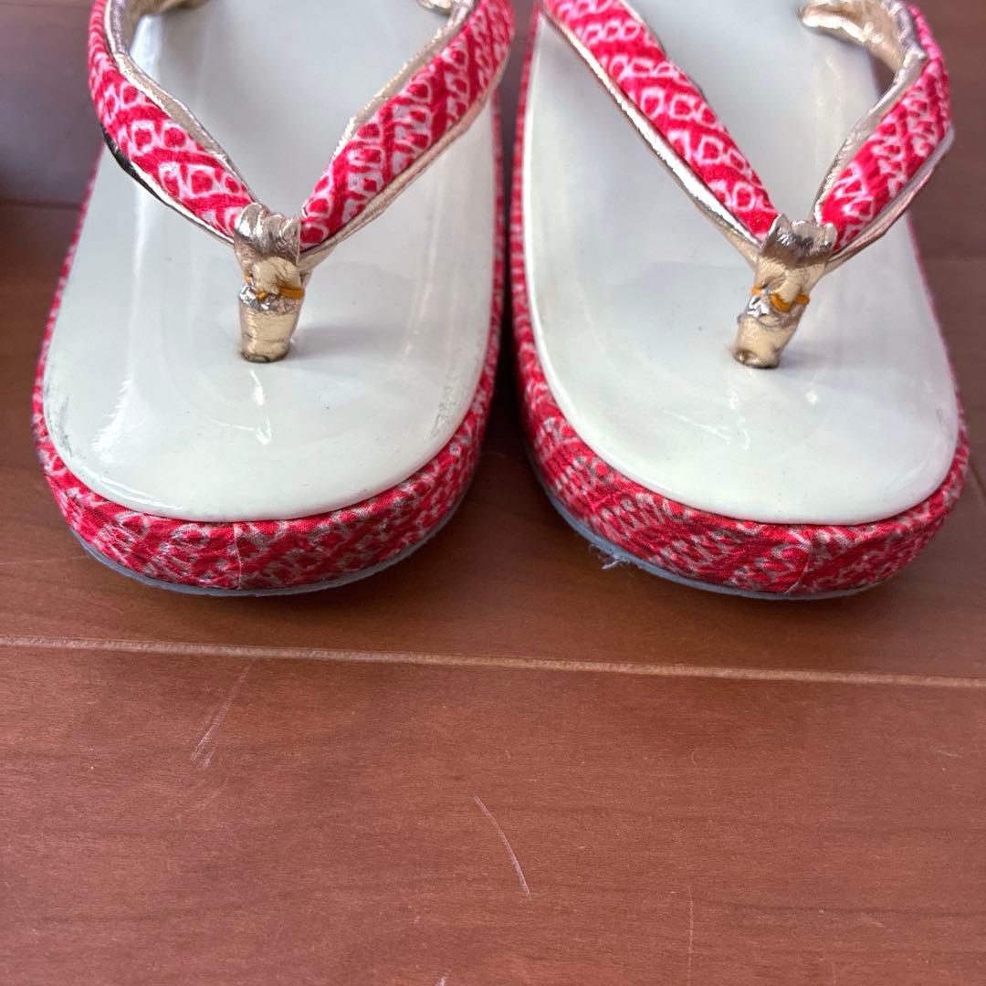 七五三 3歳 着物 アンティーク 丸菊紋に亀甲吉兆図 着物 長襦袢 被布 セット