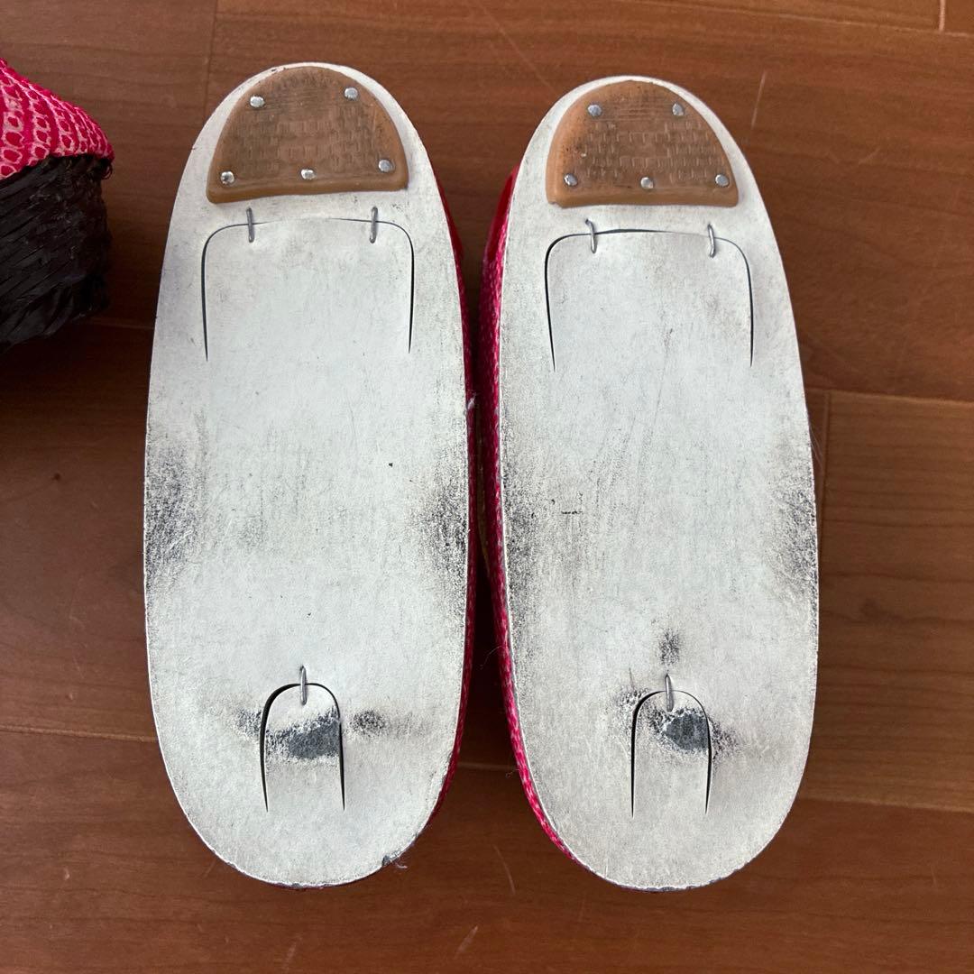 七五三 3歳 着物 アンティーク 丸菊紋に亀甲吉兆図 着物 長襦袢 被布 セット