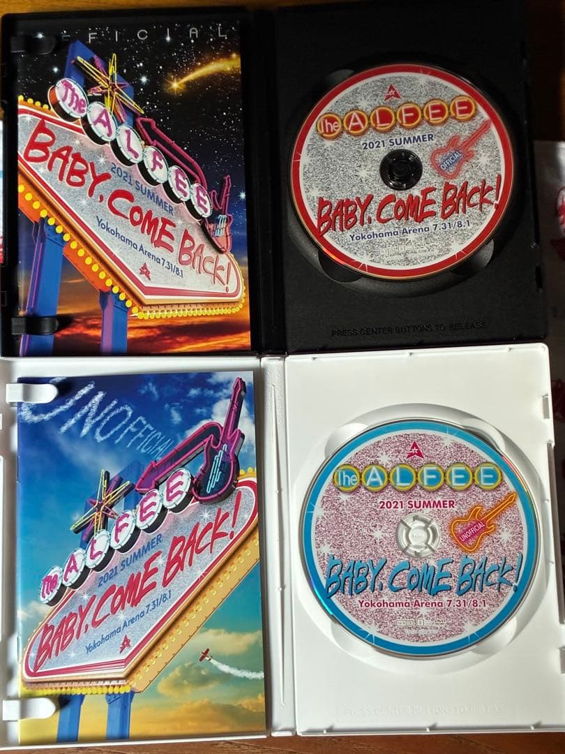 THE ALFEE 2021夏イベ　DVDパンフレット　公式、非公式版セット