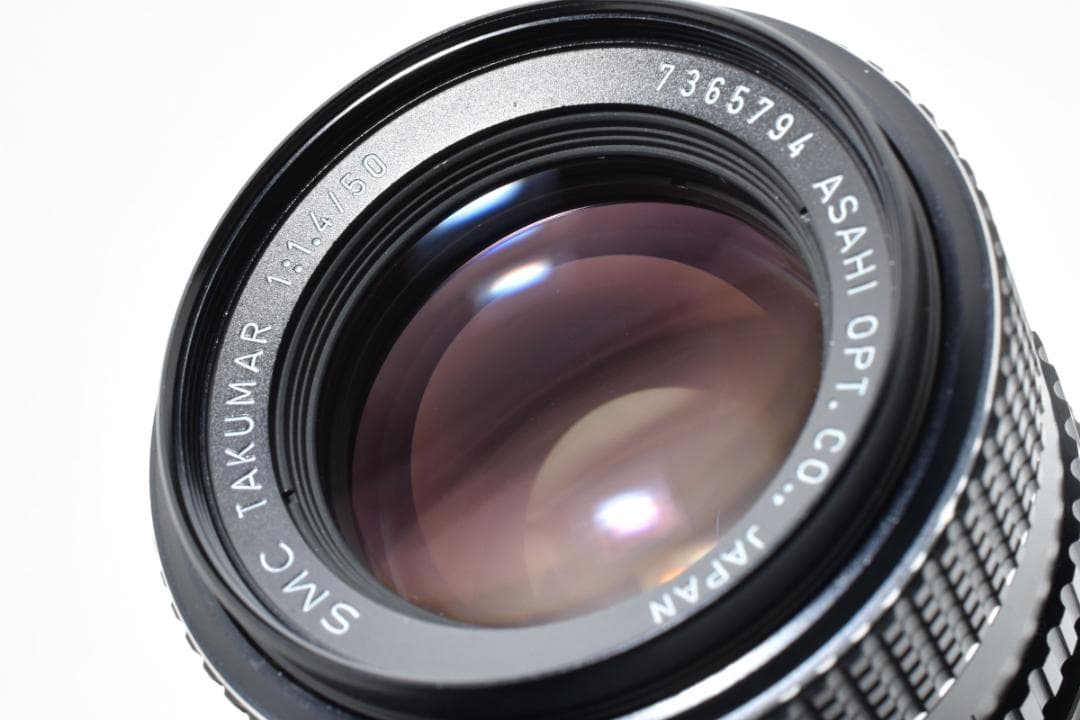 アサヒ SMC タクマー カメラレンズ 50mm f1.4 M42-EOS M用