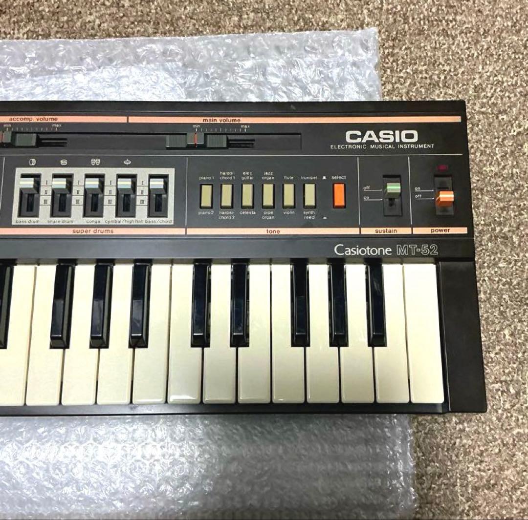 Casio MT-52⭐︎リズムマシン付きシンセサイザー⭐︎希少レア⭐︎