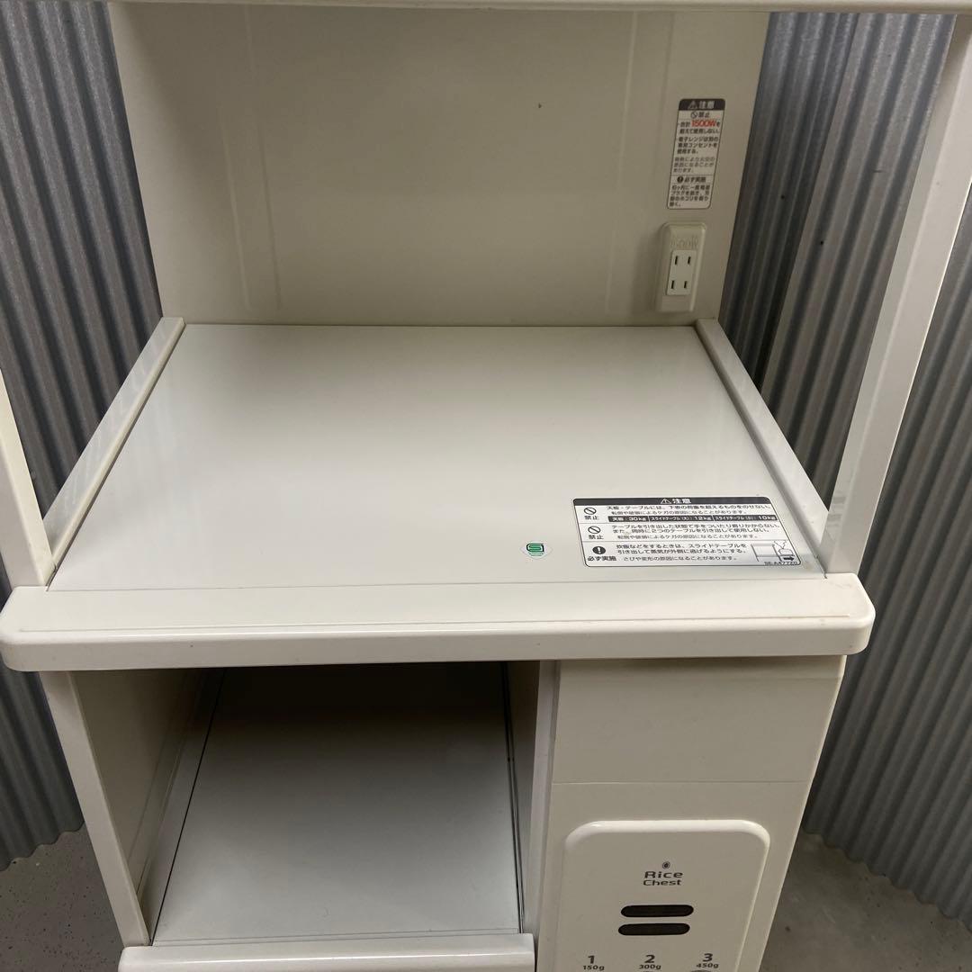 エムケー精工 ファインキッチン/SK-206W レンジ台　米びつ