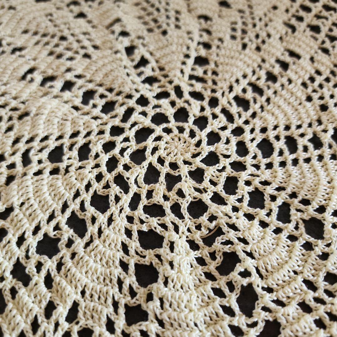 手編み レース テーブルクロス マルチクロス