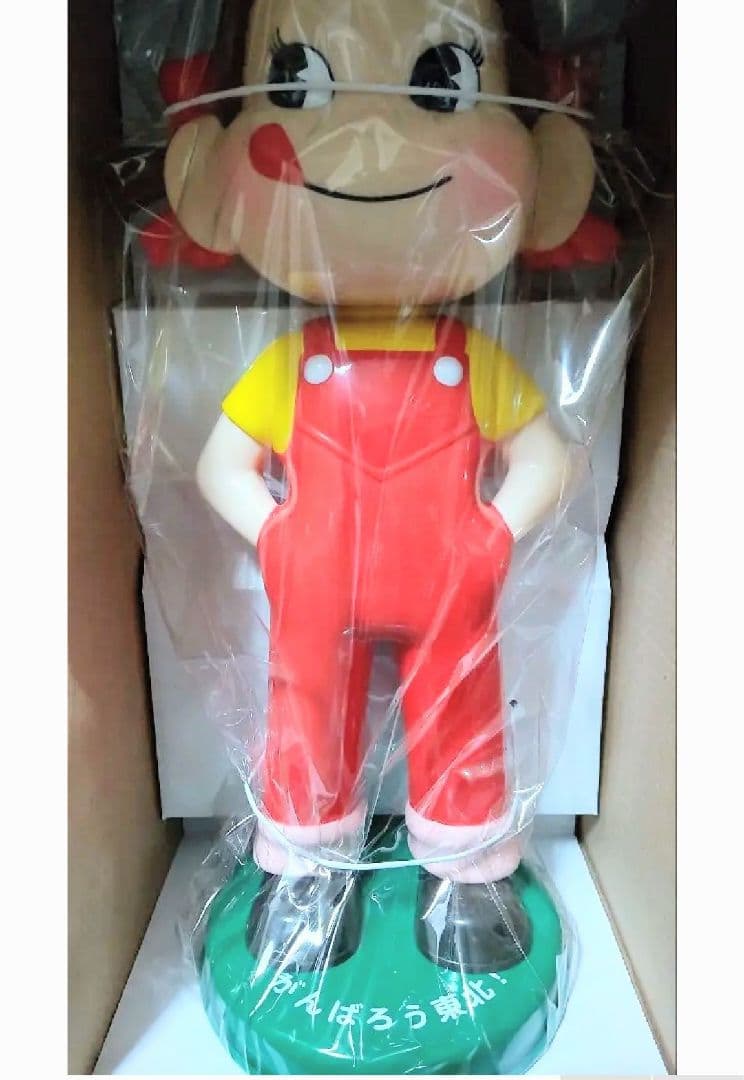 希少 2012年 当選品 ペコちゃん 人形 がんばろう東北 不二家