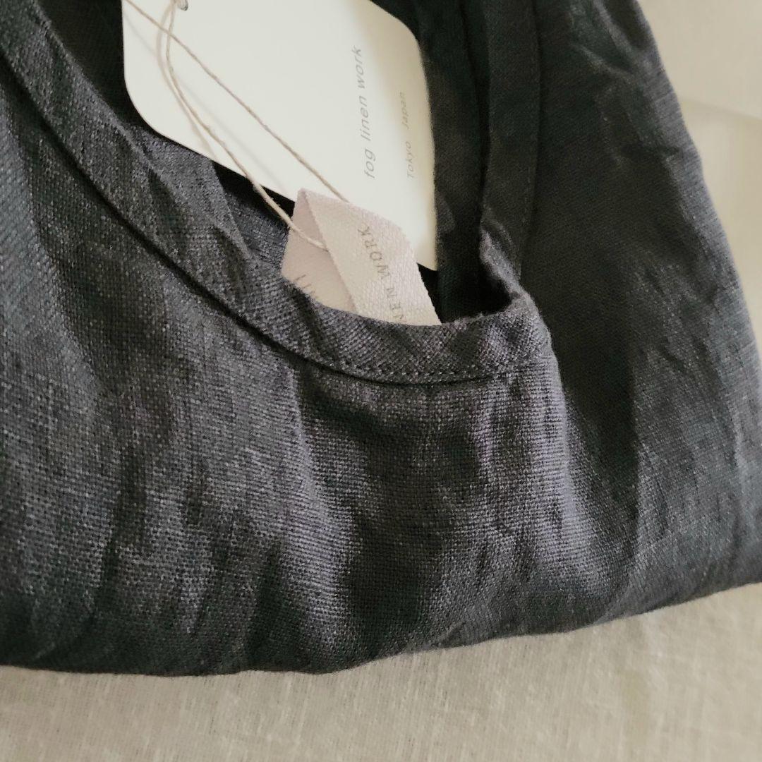 fog linen work リネン オーバー エプロン マカダム