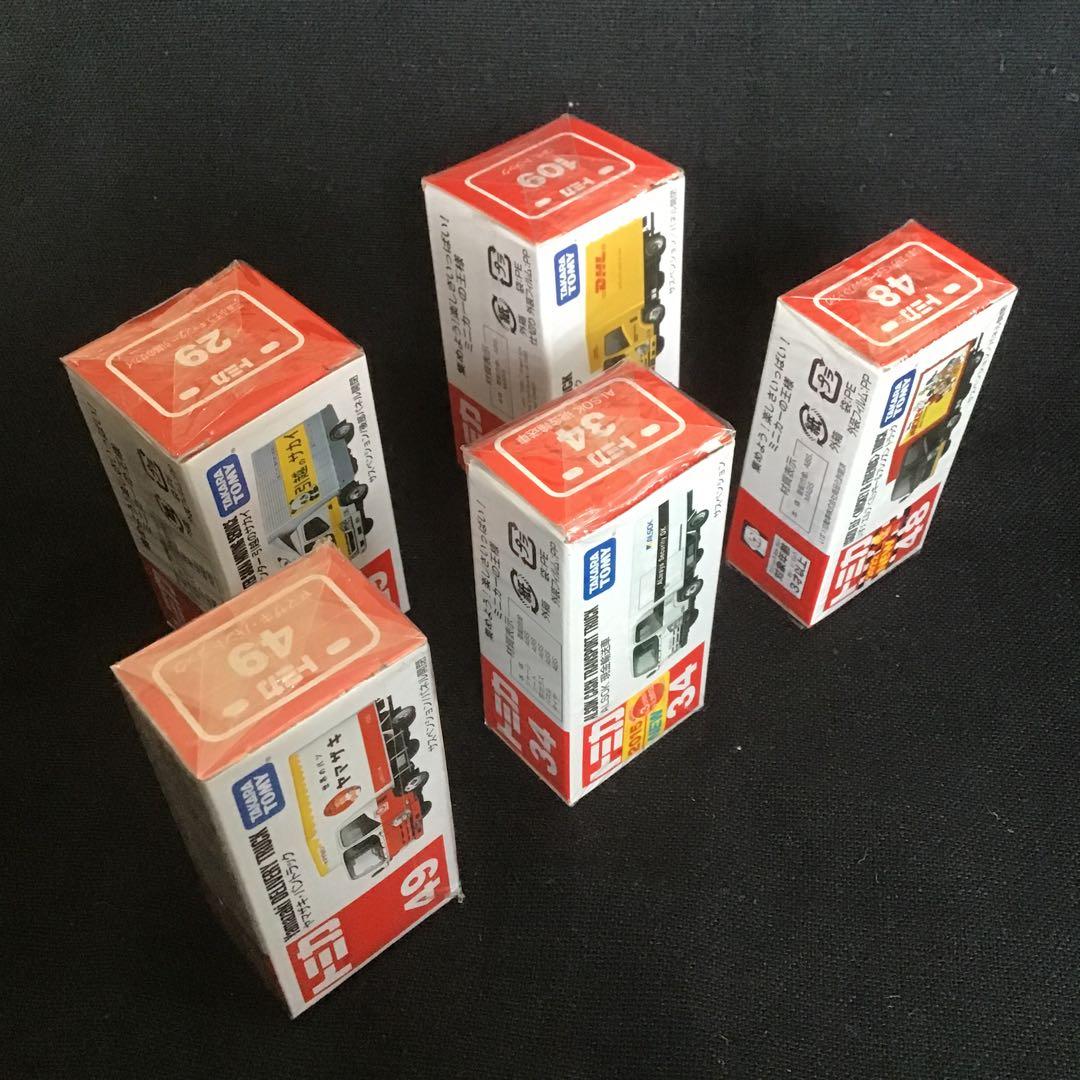 トミカ　廃盤トラック　5種類 ヤマザキ　ALSOK ミッキー　サカイ　DHL