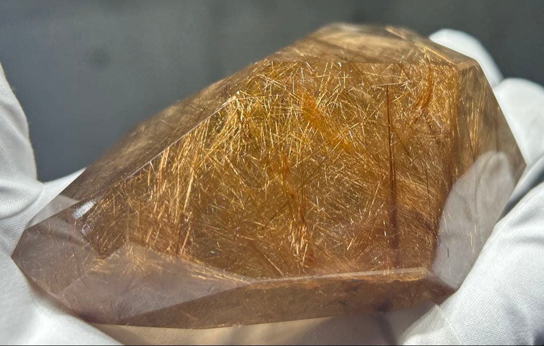 ルチルクォーツ原石　349g